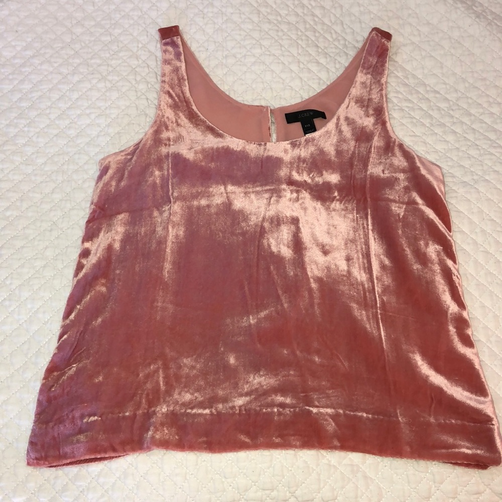 NWT J. Crew Velvet Tank